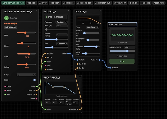 Web Audio Synth
